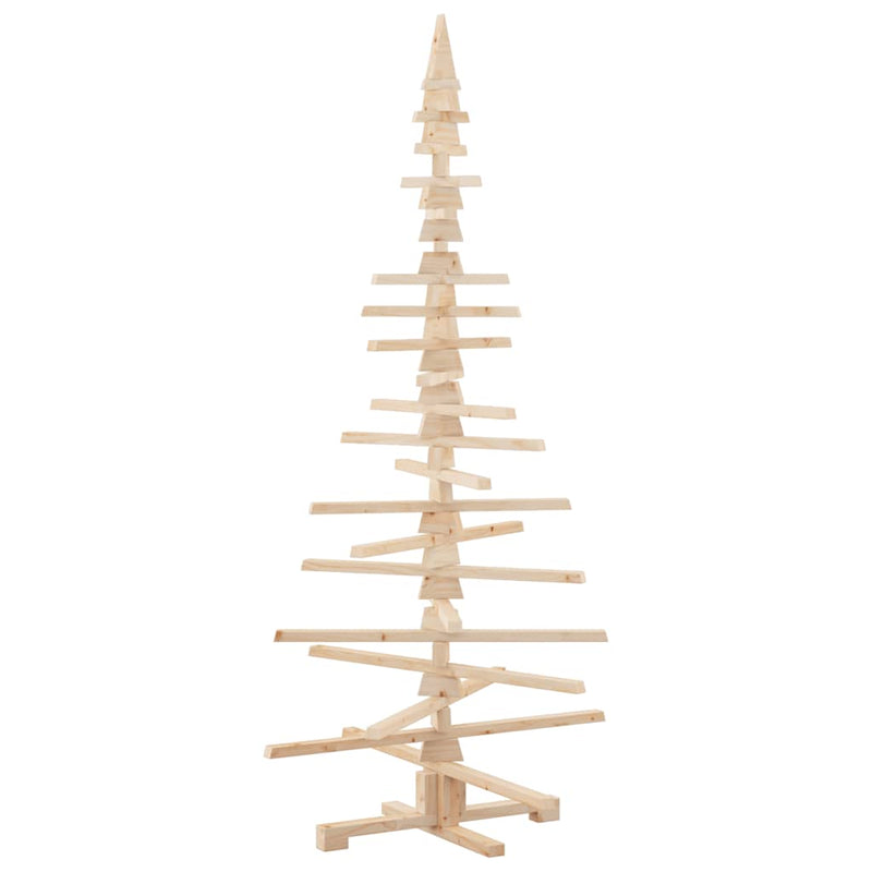 Afbeelding laden in galerijviewer, Vidaxl kerstdecoratie kerstboom 180 cm massief grenenhout