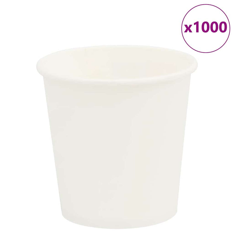 Load image into Gallery viewer, Vidaxl papieren koffiekopjes 1000 st 4oz 100 ml wit