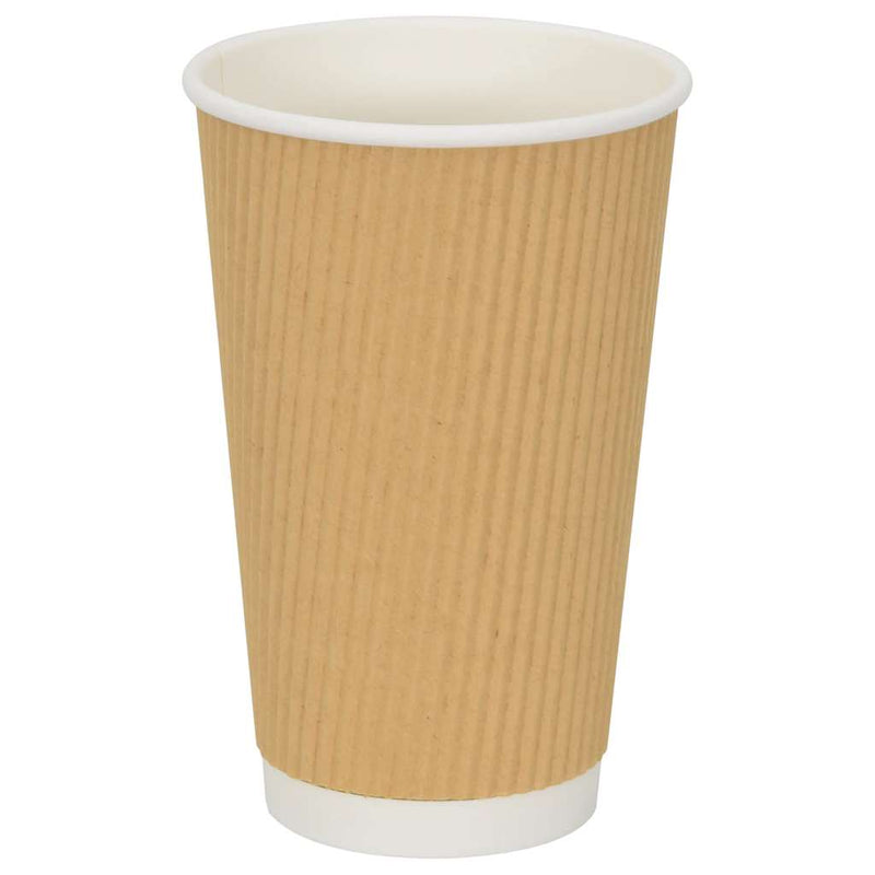 Load image into Gallery viewer, Vidaxl papieren koffiekopjes 500 st 16oz 400 ml bruin