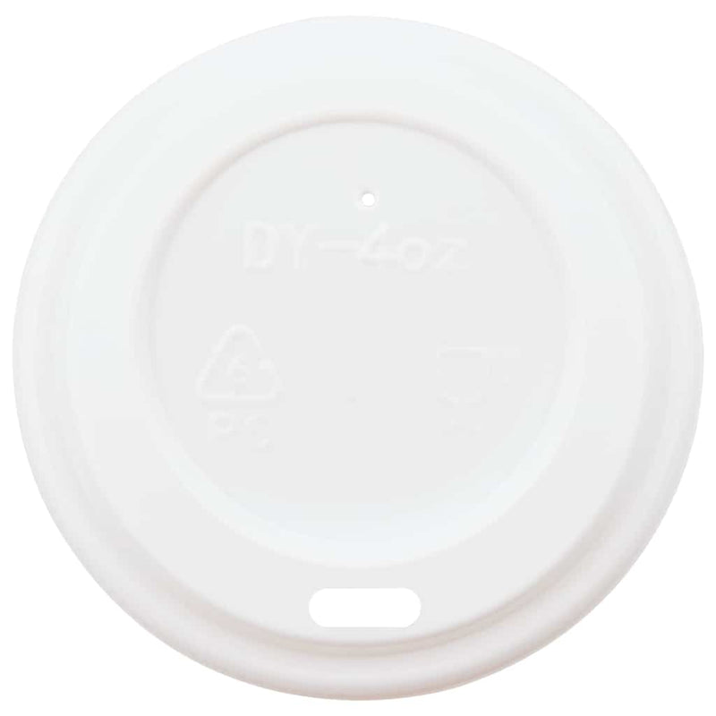 Load image into Gallery viewer, Vidaxl papieren koffiebekerdeksels ø60 mm 4oz 1000 st kunststof wit