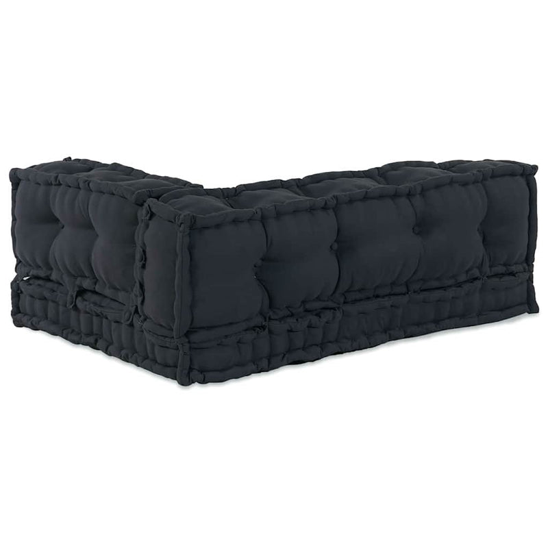 Afbeelding laden in galerijviewer, Vidaxl modulair bank 3 pcs antraciet 120 x 80 x 38 cm stof