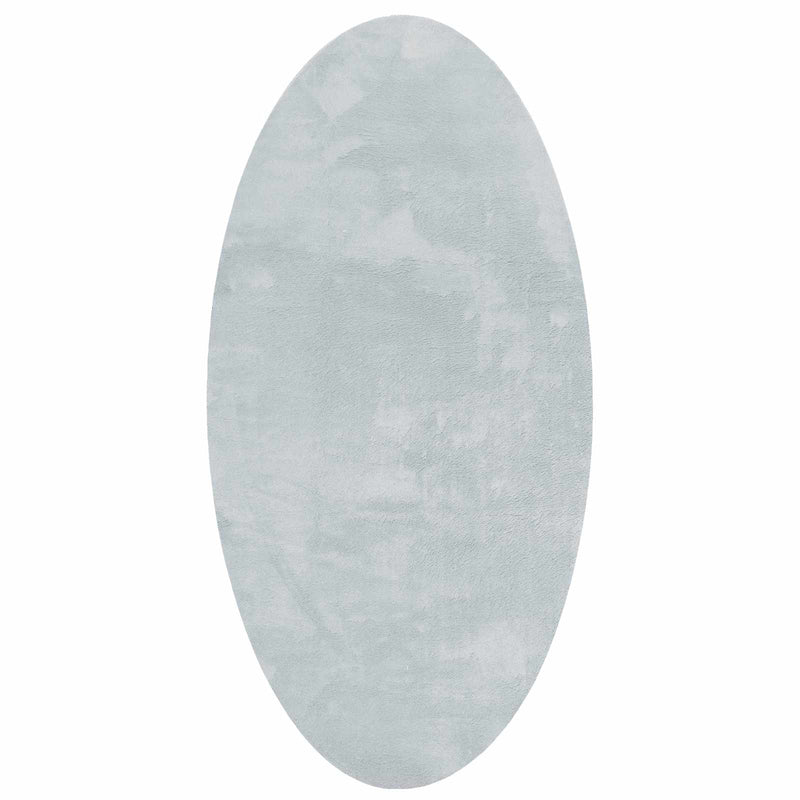 ギャラリービューアに画像をロードする, Vidaxl vloerkleden ovaal huarte grijs 100 x 200 cm 100% polyester