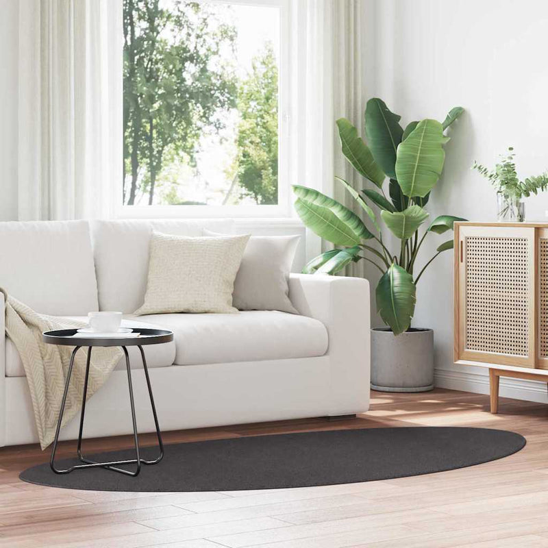 Afbeelding laden in galerijviewer, Vidaxl vloerkleden huarte antraciet 100 x 200 cm polyester
