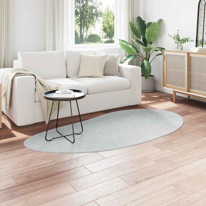 Afbeelding laden in galerijviewer, Vidaxl vloerkleden huarte grijs 100 x 200 cm polyester