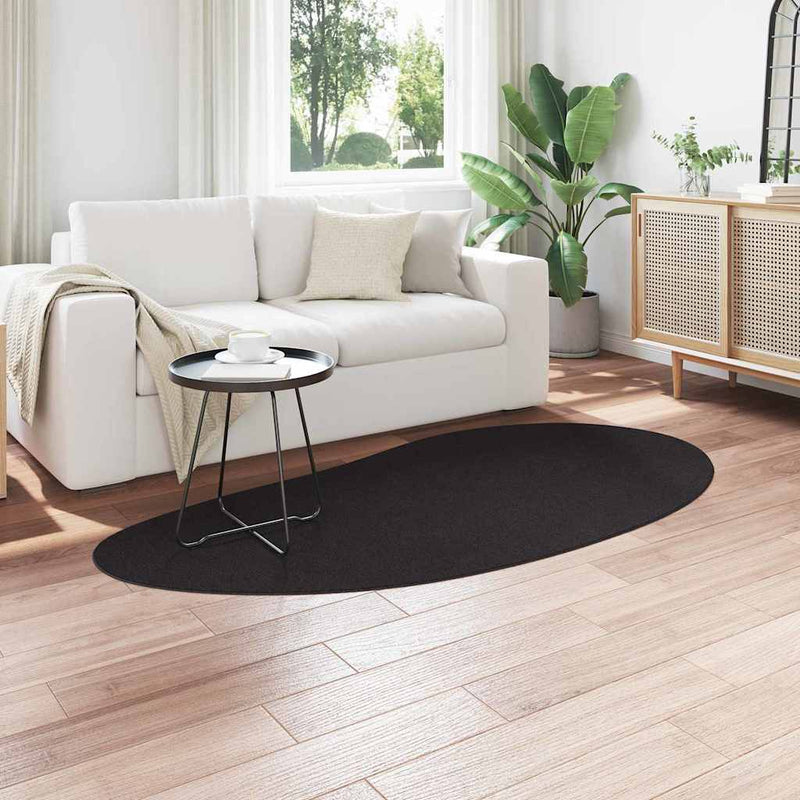 Afbeelding laden in galerijviewer, Vidaxl vloerkleden huarte zwart 100 x 200 cm polyester