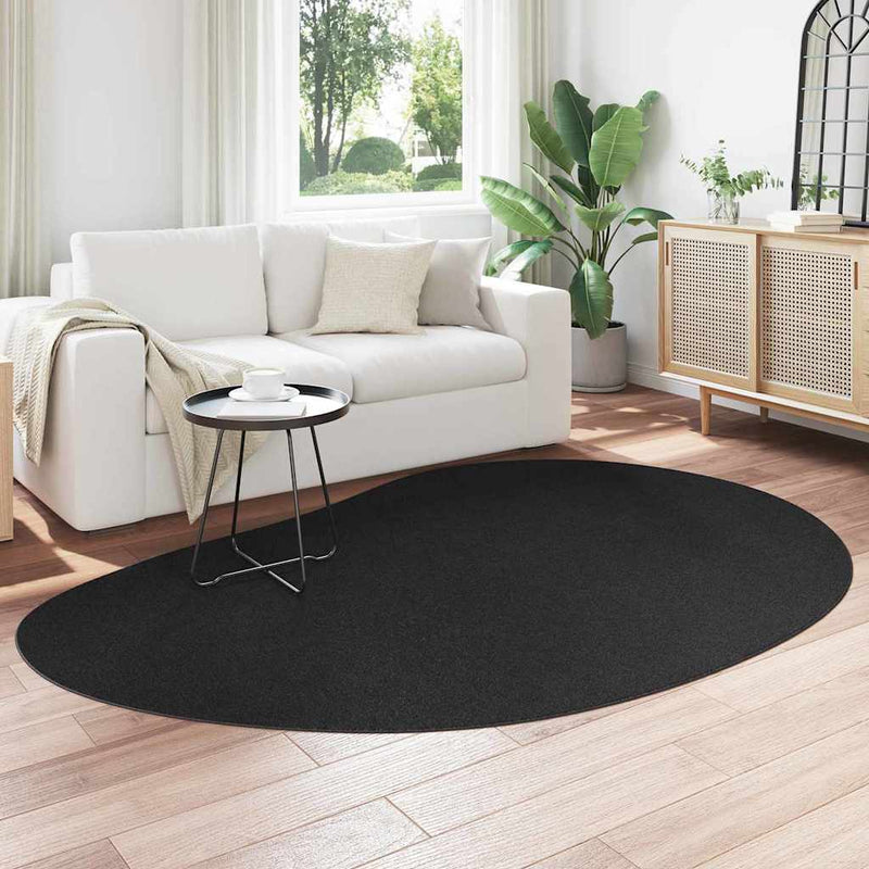 Afbeelding laden in galerijviewer, Vidaxl vloerkleden huarte zwart 160 x 230 cm polyester