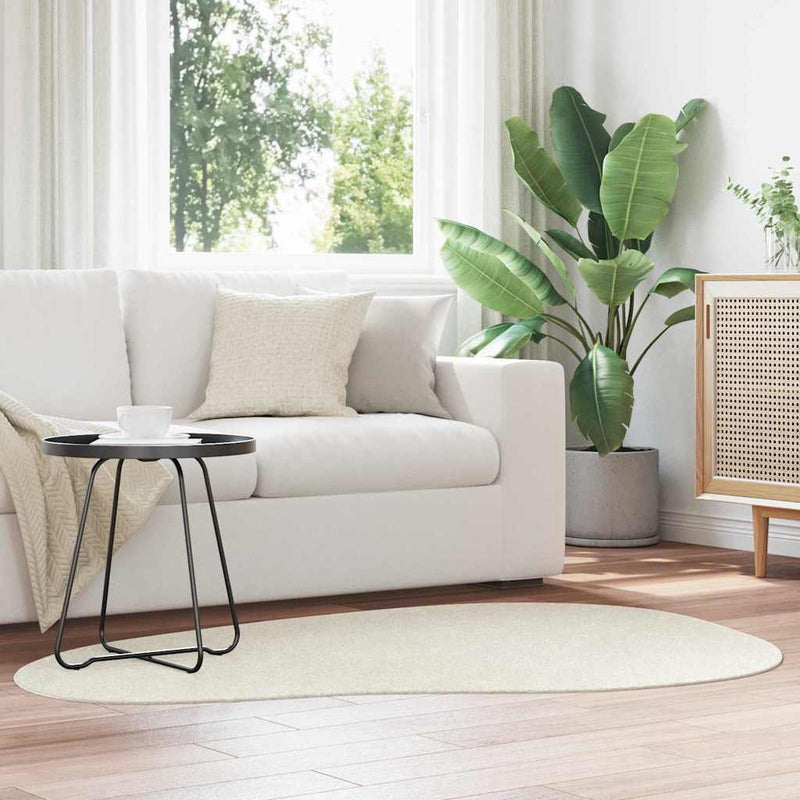 Afbeelding laden in galerijviewer, Vidaxl vloerkleden huarte crème 120 x 170 cm polyester
