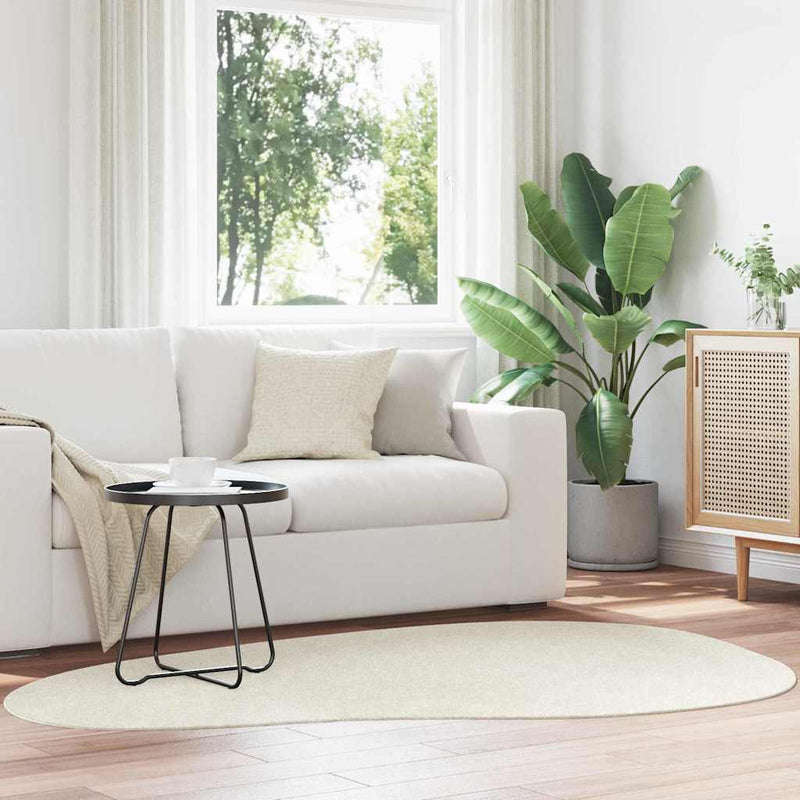Afbeelding laden in galerijviewer, Vidaxl vloerkleden huarte crème 140 x 200 cm polyester