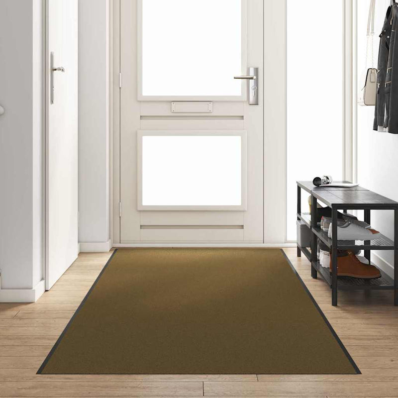 ギャラリービューアに画像をロードする, Vidaxl deurmat anders bruin en zwart 120 x 350 cm polyamide en pvc