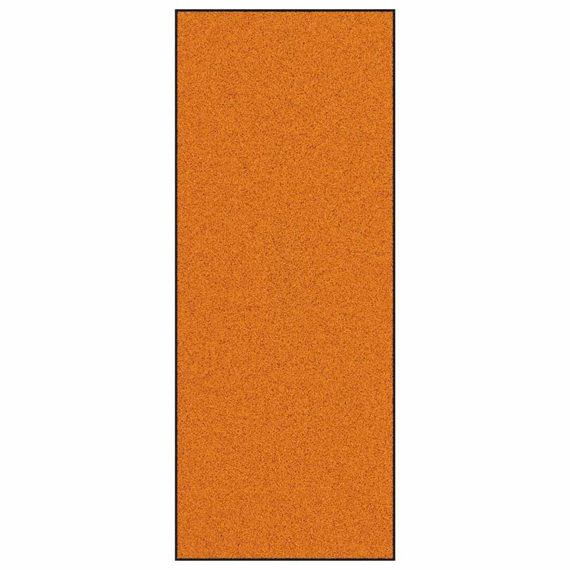 ギャラリービューアに画像をロードする, Vidaxl deurmat anders oranje en zwart 120 x 300 cm polyamide en pvc