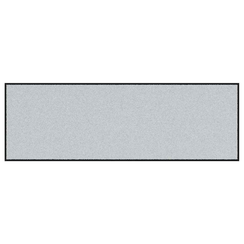 ギャラリービューアに画像をロードする, Vidaxl deurmat grijs en zwart 60 x 180 cm polypropyleen en vinyl