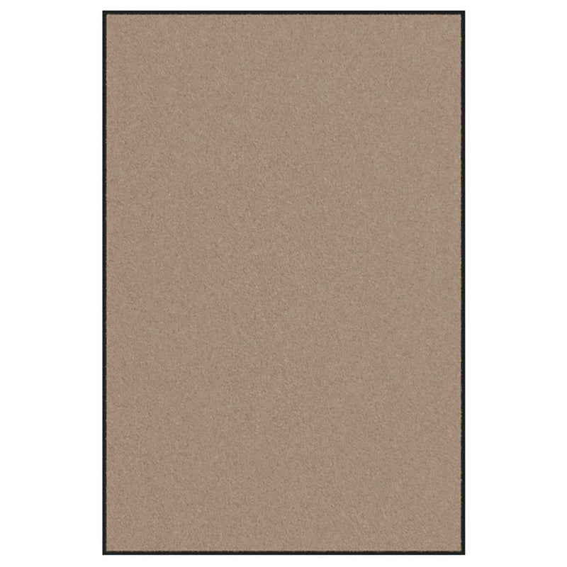 Chargez l'image dans la visionneuse de la galerie, Vidaxl deurmat beige en zwart 120 x 180 cm polypropyleen en vinyl