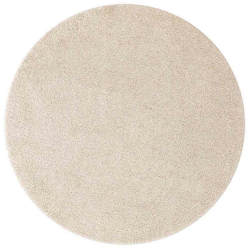 Afbeelding laden in galerijviewer, Vidaxl antislip shaggy tapijt crème 90 x 90 cm pp