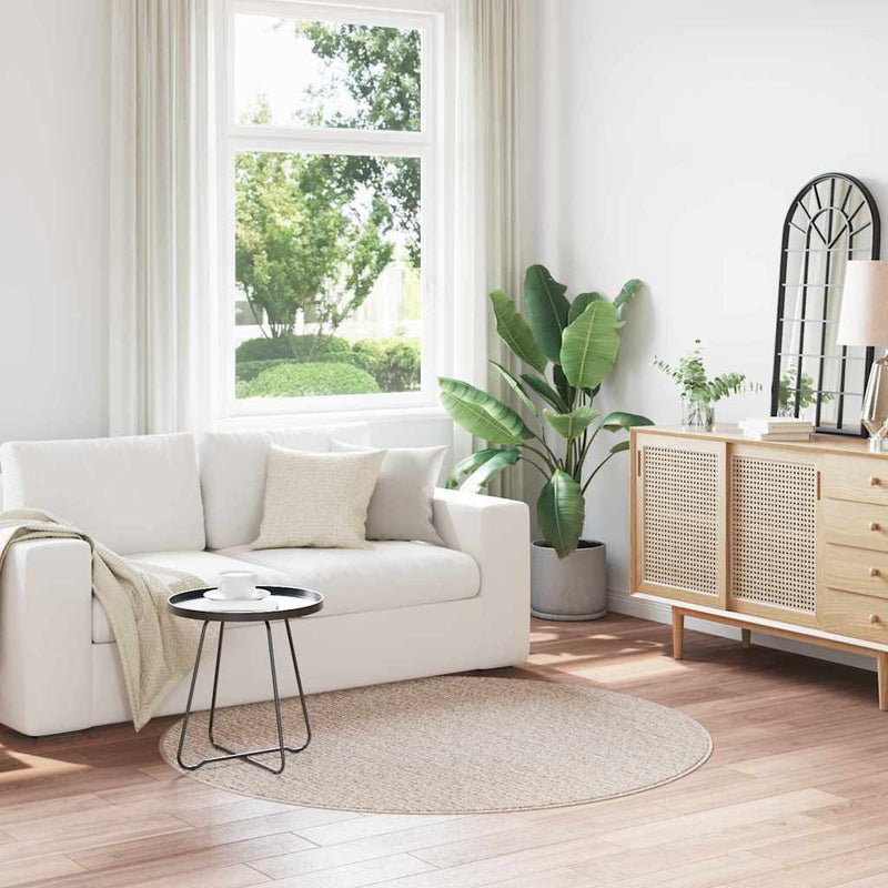 Afbeelding laden in galerijviewer, Vidaxl antislip shaggy tapijt crème 160 x 160 cm pp