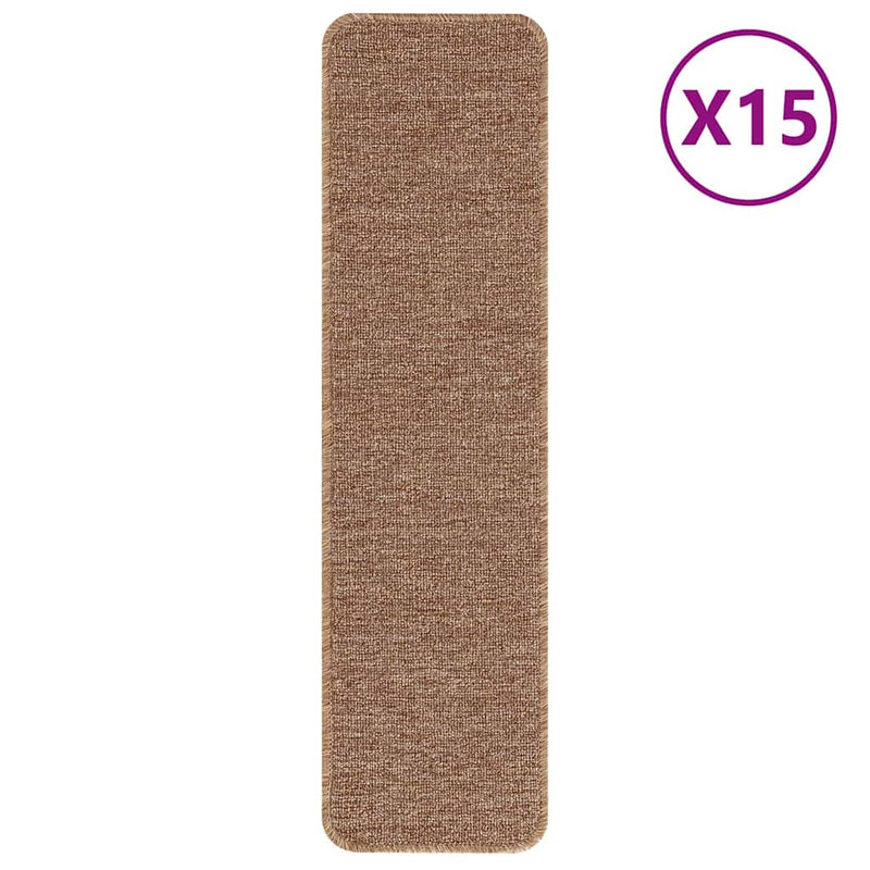 Chargez l'image dans la visionneuse de la galerie, Vidaxl antislip trapmatten latex achterkant 15 pcs geel 75 x 20 cm pp