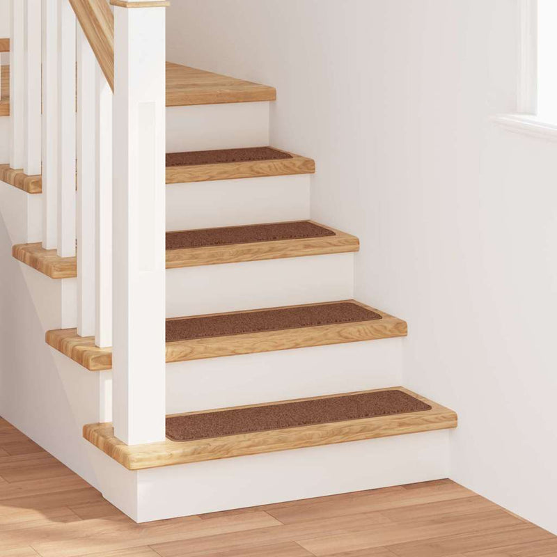 Afbeelding laden in galerijviewer, Vidaxl antislip trapmatten latex achterkant 15 pcs geel 75 x 20 cm pp