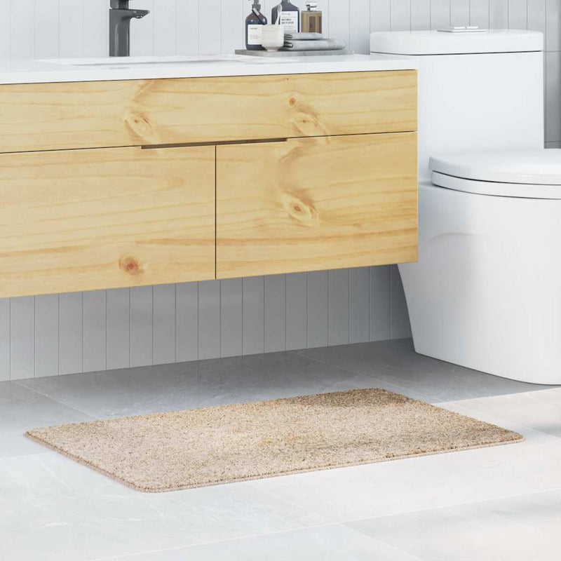 Afbeelding laden in galerijviewer, Vidaxl antislip badmat crème 60 x 90 cm pp
