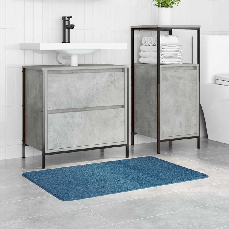 Chargez l'image dans la visionneuse de la galerie, Vidaxl antislip badmat blauw 60 x 90 cm pp