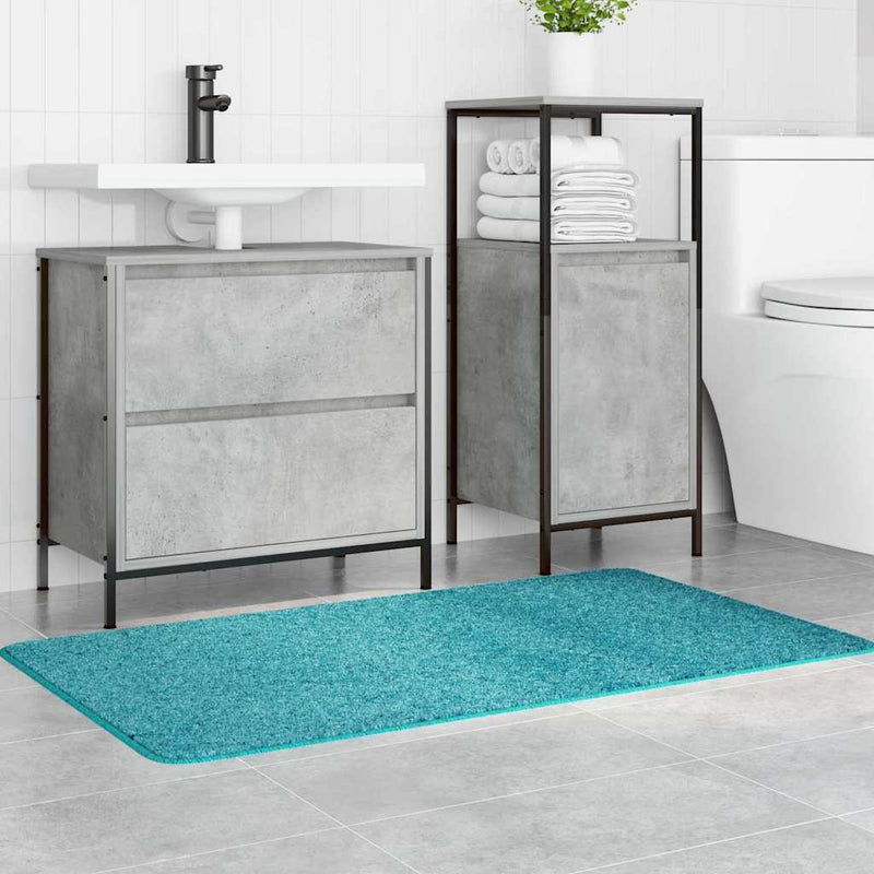 Afbeelding laden in galerijviewer, Vidaxl antislip badmat turquoise 70 x 120 cm pp