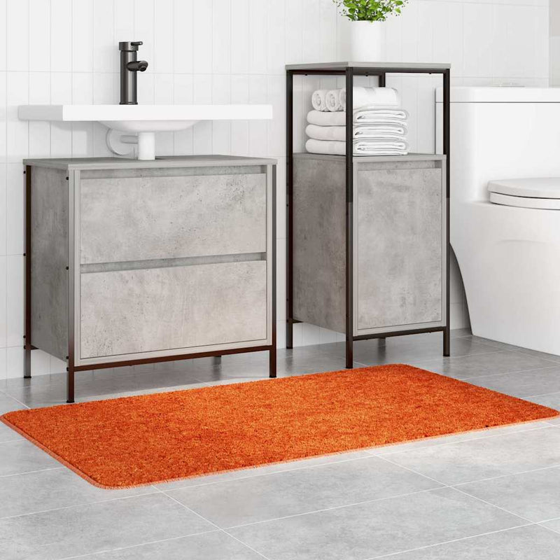 Afbeelding laden in galerijviewer, Vidaxl antislip badmat oranje 70 x 120 cm pp