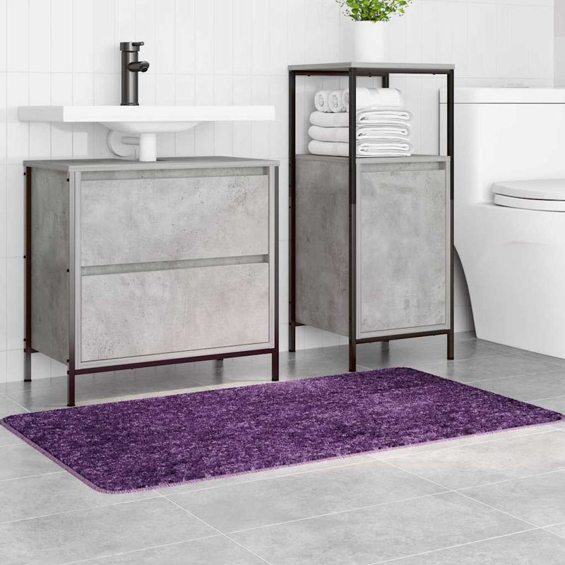 Afbeelding laden in galerijviewer, Vidaxl antislip badmat paars 70 x 120 cm pp