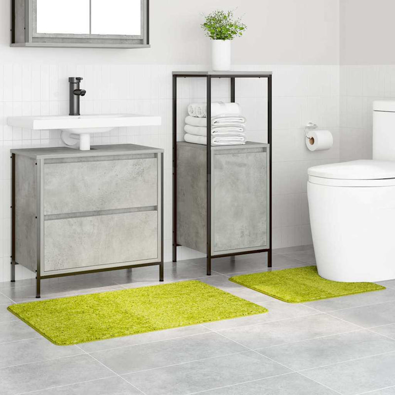 Chargez l'image dans la visionneuse de la galerie, Vidaxl antislip badmat set 2 pcs groen pp