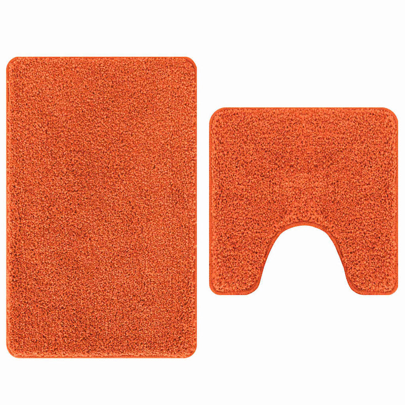 Chargez l'image dans la visionneuse de la galerie, Vidaxl antislip badmat set 2 pcs oranje pp