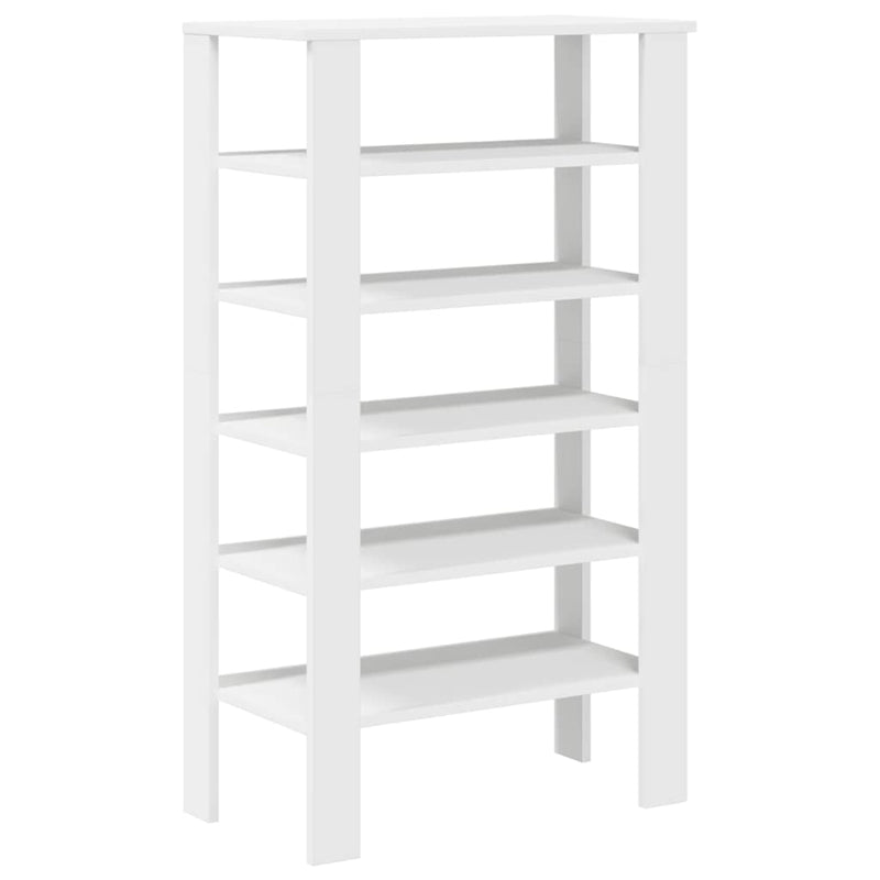 Load image into Gallery viewer, Vidaxl schoenenrek 61x32x105 cm bewerkt hout wit
