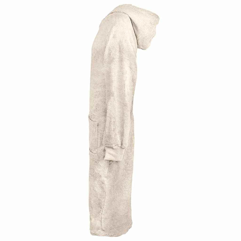 Afbeelding laden in galerijviewer, Vidaxl deken hoodie kinn crème xl katoen