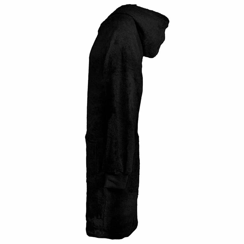 Chargez l'image dans la visionneuse de la galerie, Vidaxl deken hoodie kinn zwart l katoen