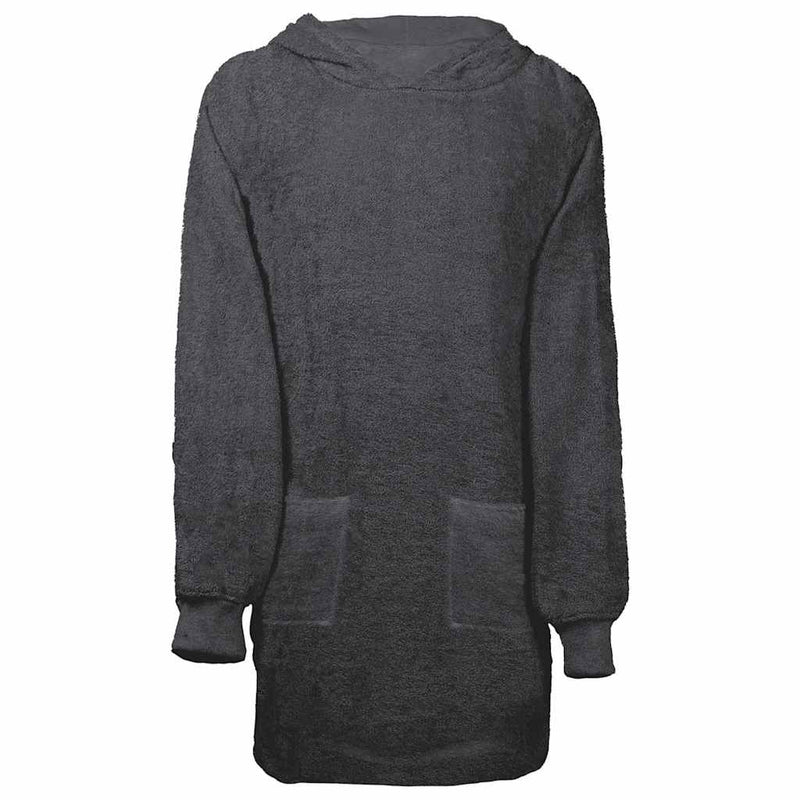 Chargez l'image dans la visionneuse de la galerie, Vidaxl deken hoodie kinn antraciet l katoen
