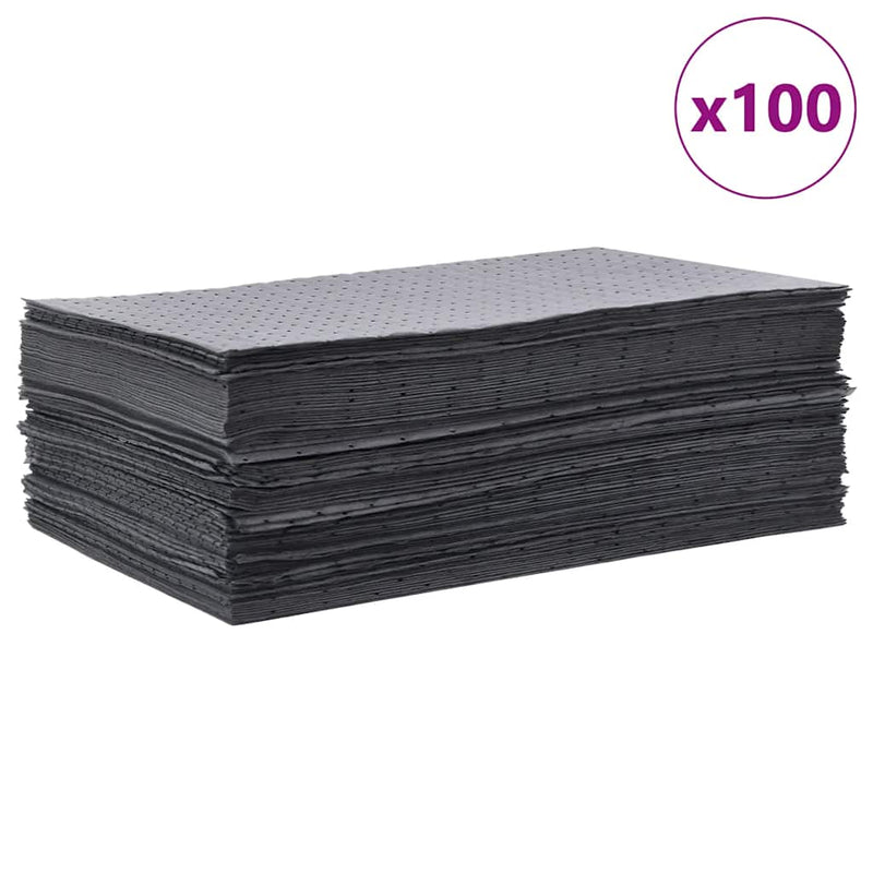 Chargez l'image dans la visionneuse de la galerie, Vidaxl olie-absorberende pads 100 st 40x50 cm grijs