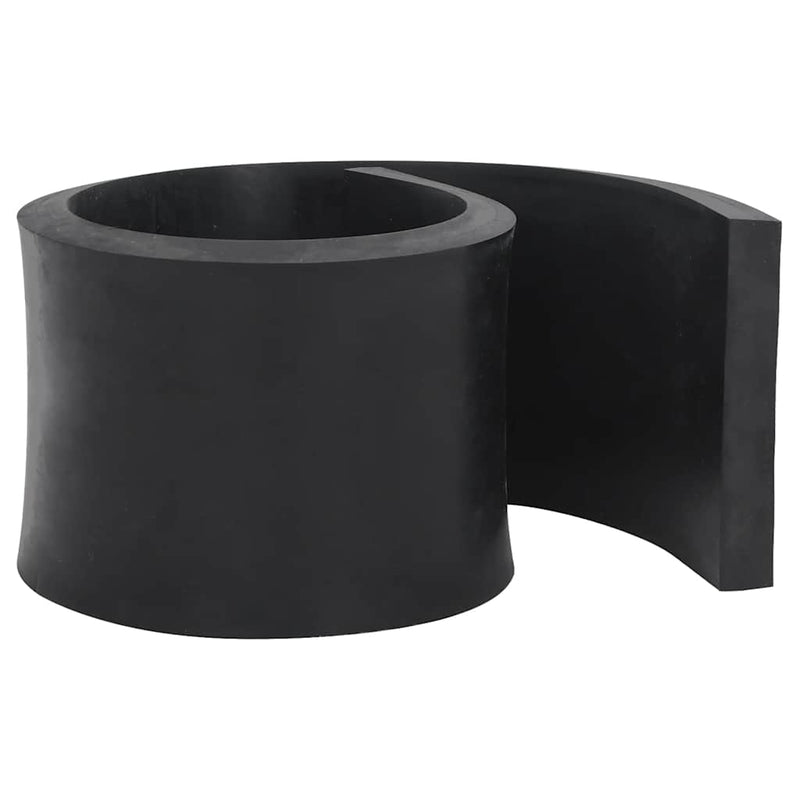 Load image into Gallery viewer, Vidaxl rubberen rand voor sneeuwploeg 100x15x2 cm zwart