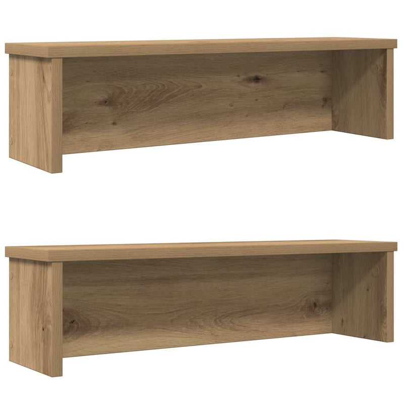 Load image into Gallery viewer, Vidaxl keukenrekken stapelbaar 2 st 60x15x16 cm artisanaal eikenkleur