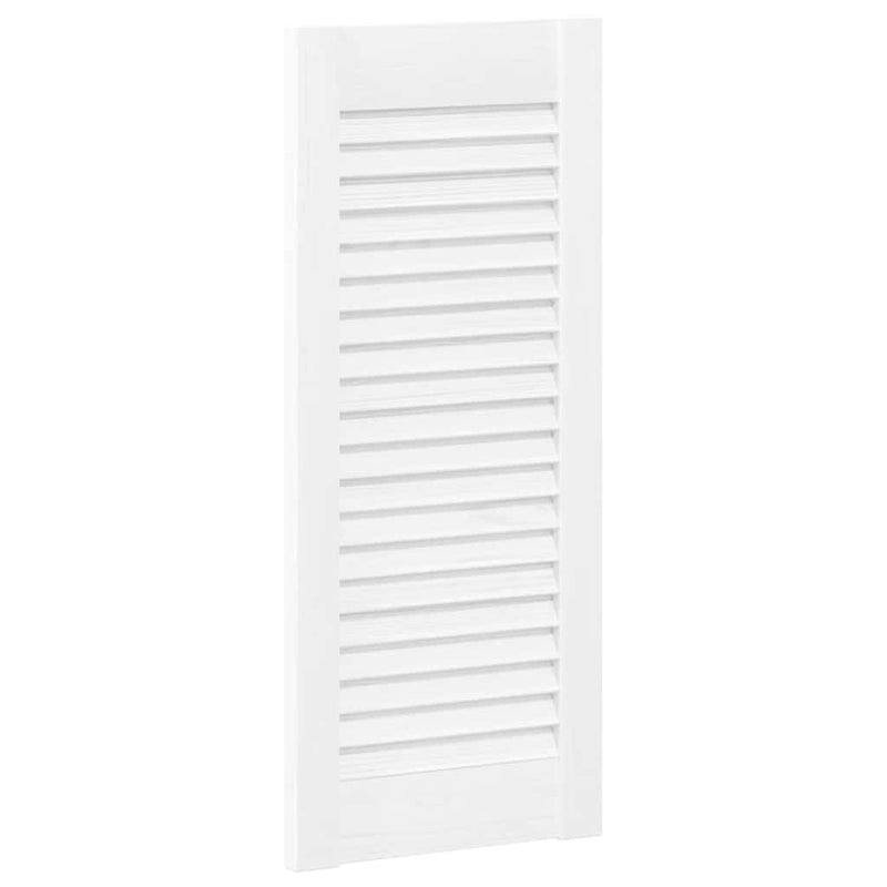 Afbeelding laden in galerijviewer, Vidaxl kastdeur louvre design 61,5x29,5 cm wit