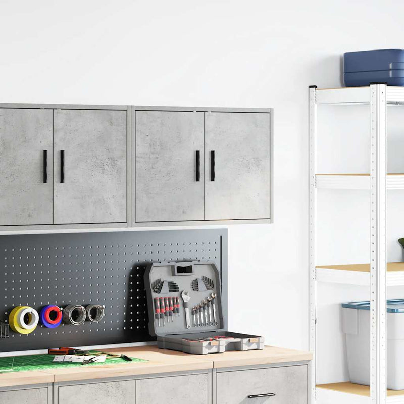 ギャラリービューアに画像をロードする, Vidaxl garage wandkast betongrijs bewerkt hout