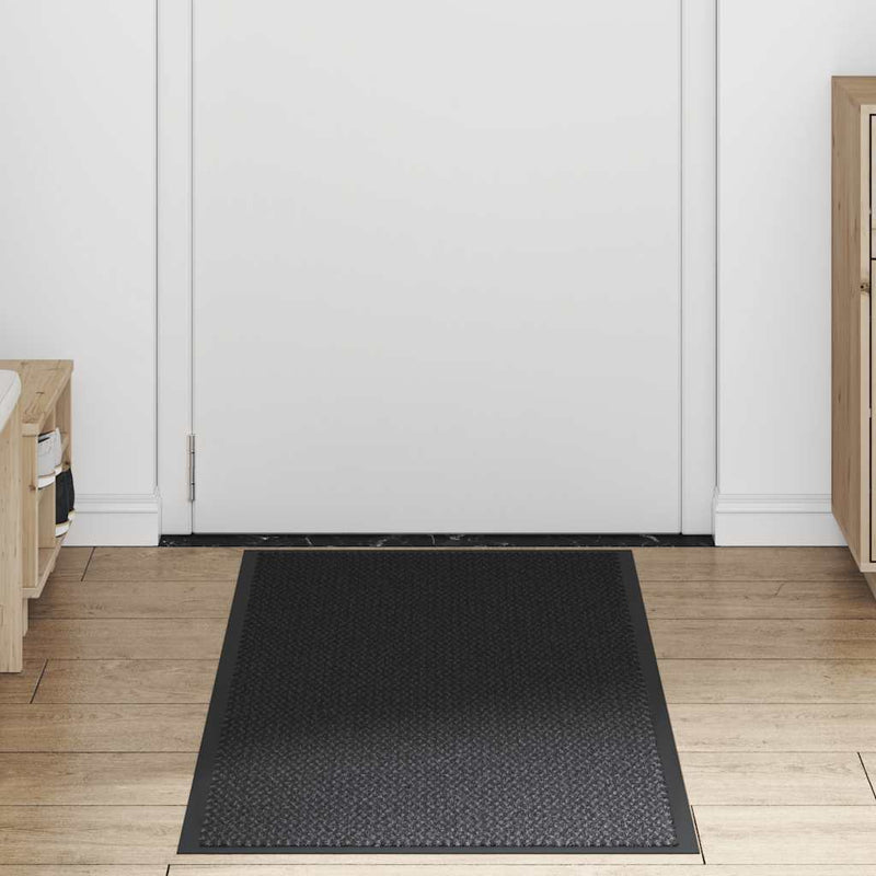 Afbeelding laden in galerijviewer, Vidaxl deurmat 60x150 cm zwart