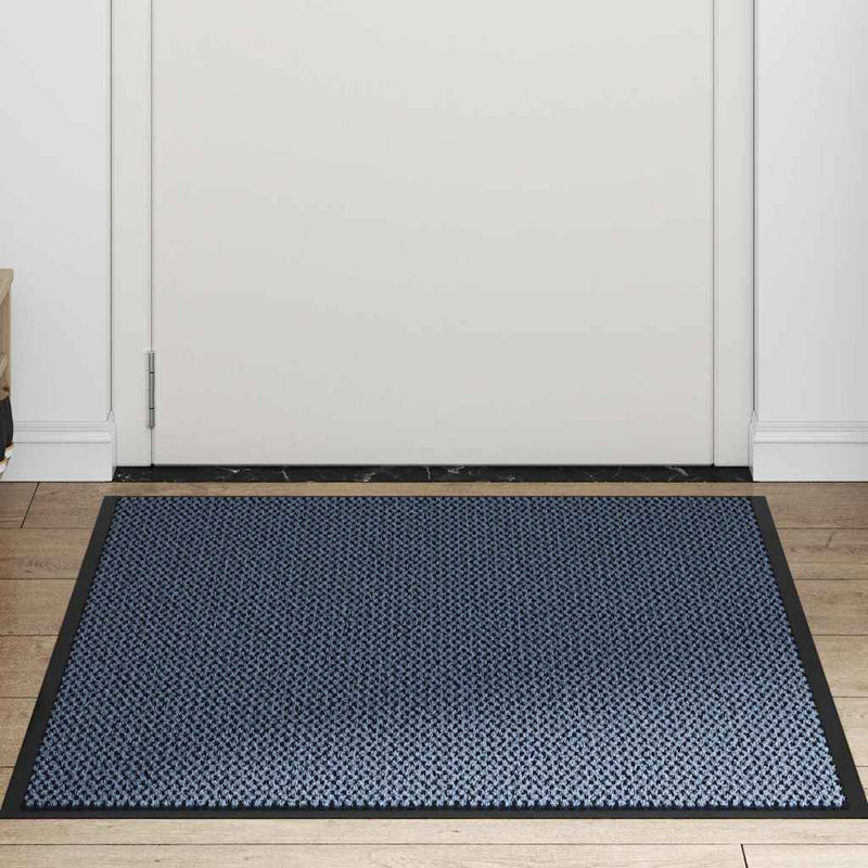 Chargez l'image dans la visionneuse de la galerie, Vidaxl deurmat 90x120 cm blauw