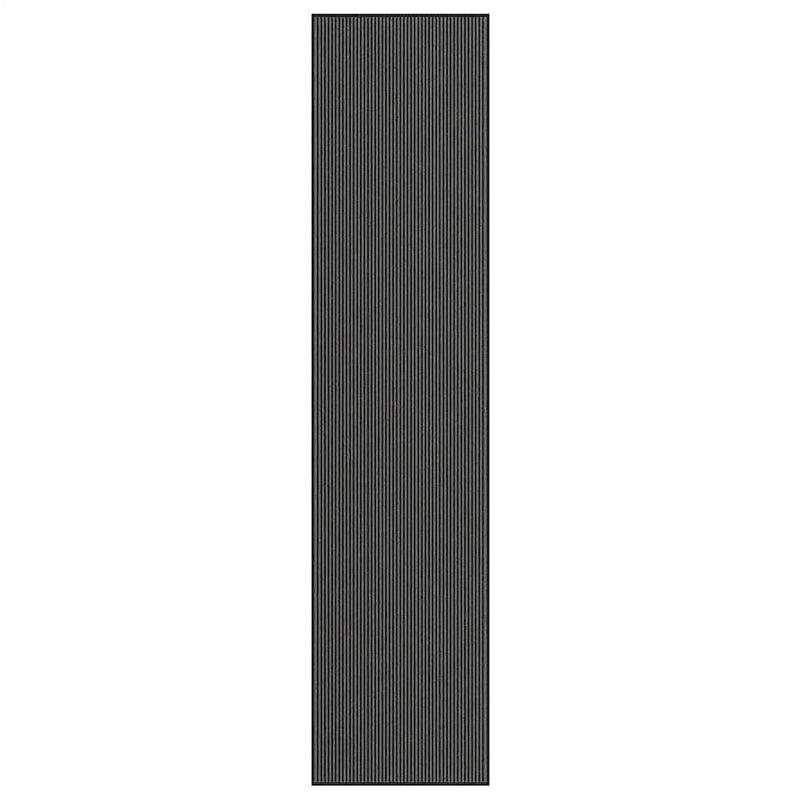 ギャラリービューアに画像をロードする, Vidaxl deurmat 115x500 cm streep zwart en grijs