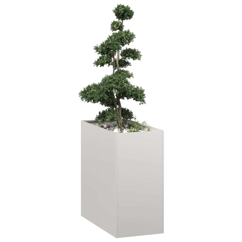 Afbeelding laden in galerijviewer, Vidaxl plantenbak 40x80x80 cm roestvrij staal
