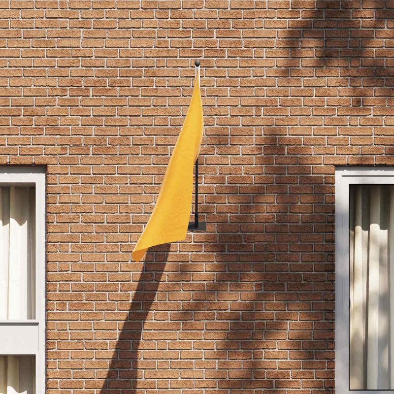Afbeelding laden in galerijviewer, Vidaxl vlaggen mast houder zwart 13 x 6 x 0,2 cm staal