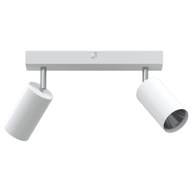 ギャラリービューアに画像をロードする, Vidaxl plafondspot met schijnwerpers wit 26 x 6 x 16 cm metaal