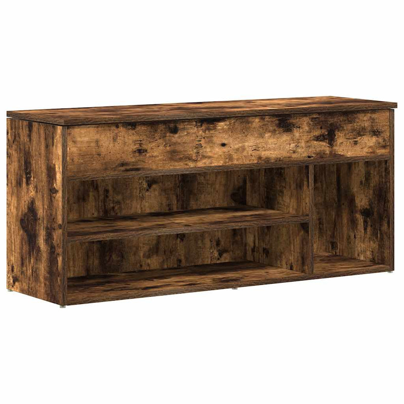 ギャラリービューアに画像をロードする, Vidaxl schoenenbank 102x30,5x45 cm bewerkt hout gerookt eikenkleurig