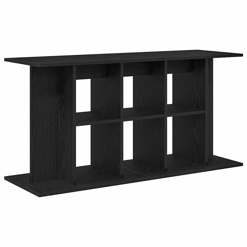 ギャラリービューアに画像をロードする, Vidaxl aquariumstandaard zwart eiken 120x40x60 cm bewerkt hout