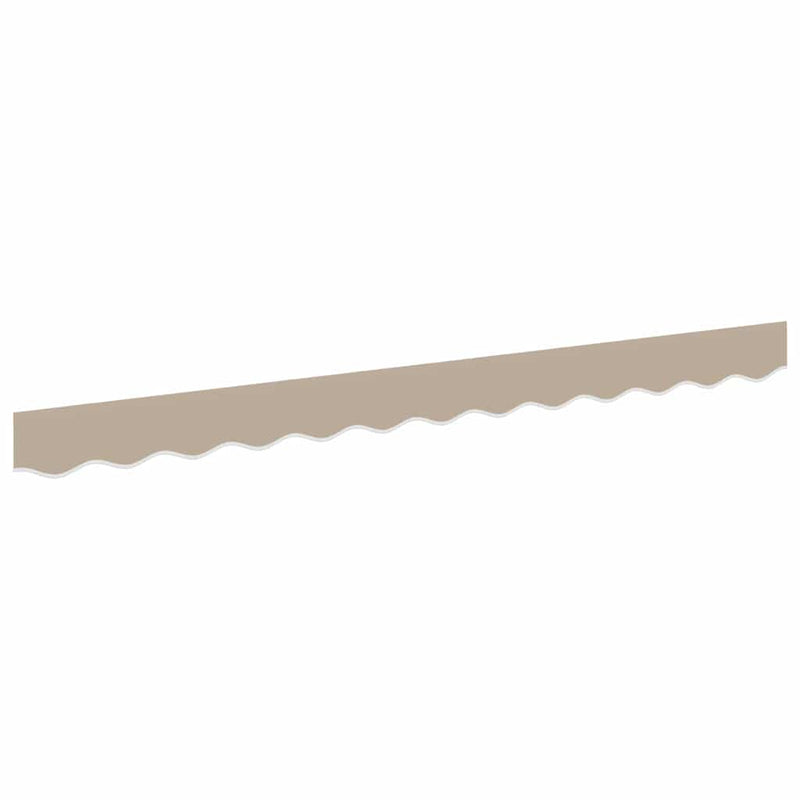 Afbeelding laden in galerijviewer, Vidaxl markies valance beige 580 x 20 cm canvas