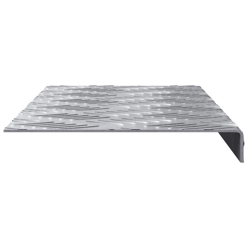 ギャラリービューアに画像をロードする, Vidaxl trap tread rechthoekig 15 pcs zilver 60 x 18 cm aluminium