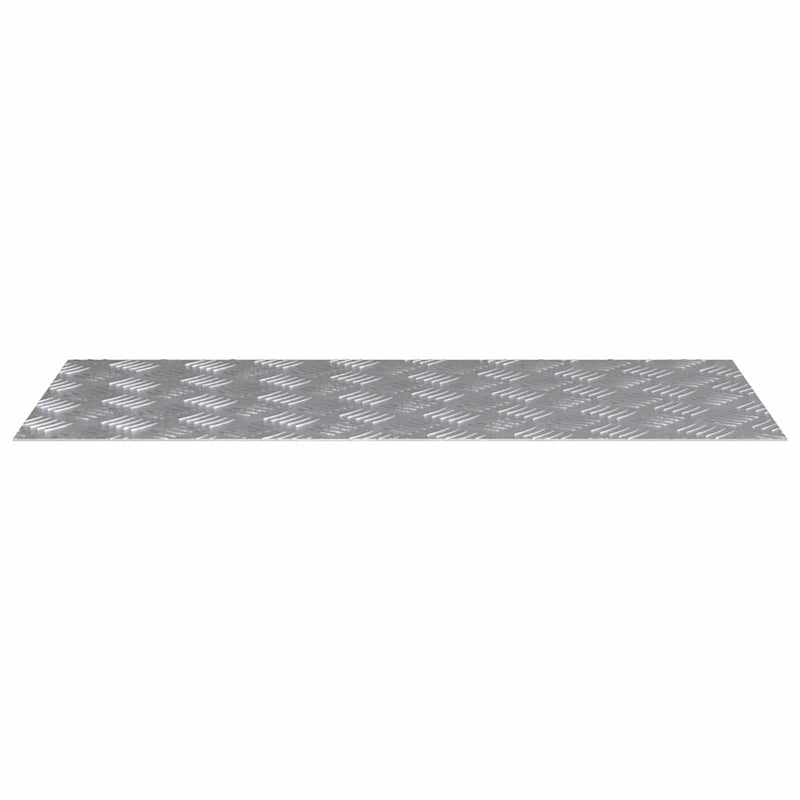 Afbeelding laden in galerijviewer, Vidaxl trap tread rechthoekig 4 pcs zilver 90 x 40 cm aluminium