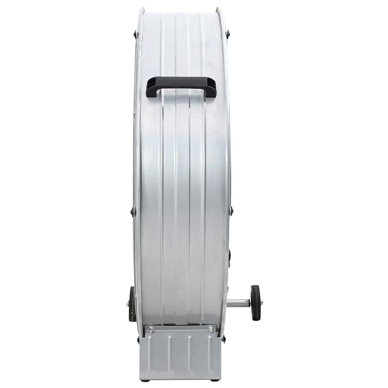 ギャラリービューアに画像をロードする, Vidaxl trommelventilator met wiel zilver 79 x 37 x 82 cm aluminium