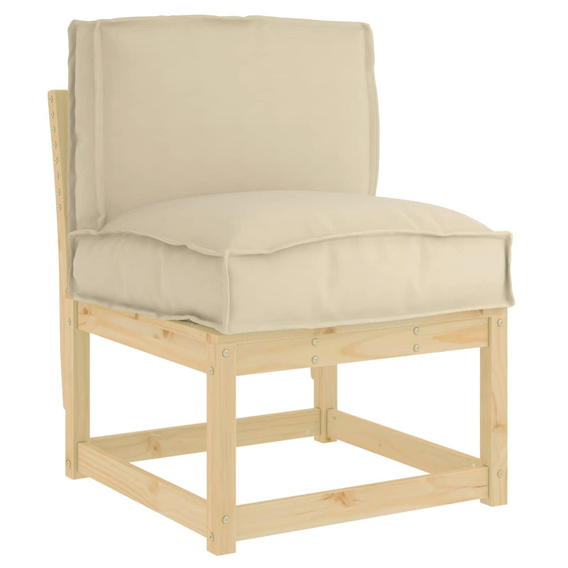 Afbeelding laden in galerijviewer, Vidaxl kussen beige 50 x 40 x 12 cm oxford stof