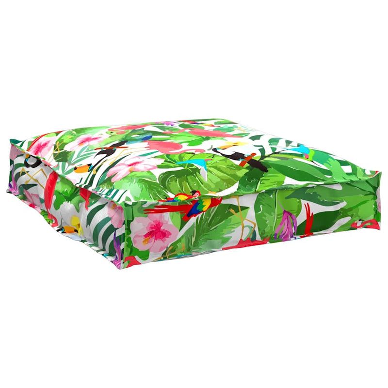 ギャラリービューアに画像をロードする, Vidaxl kussen bloemen multikleur 70 x 70 x 12 cm oxford stof